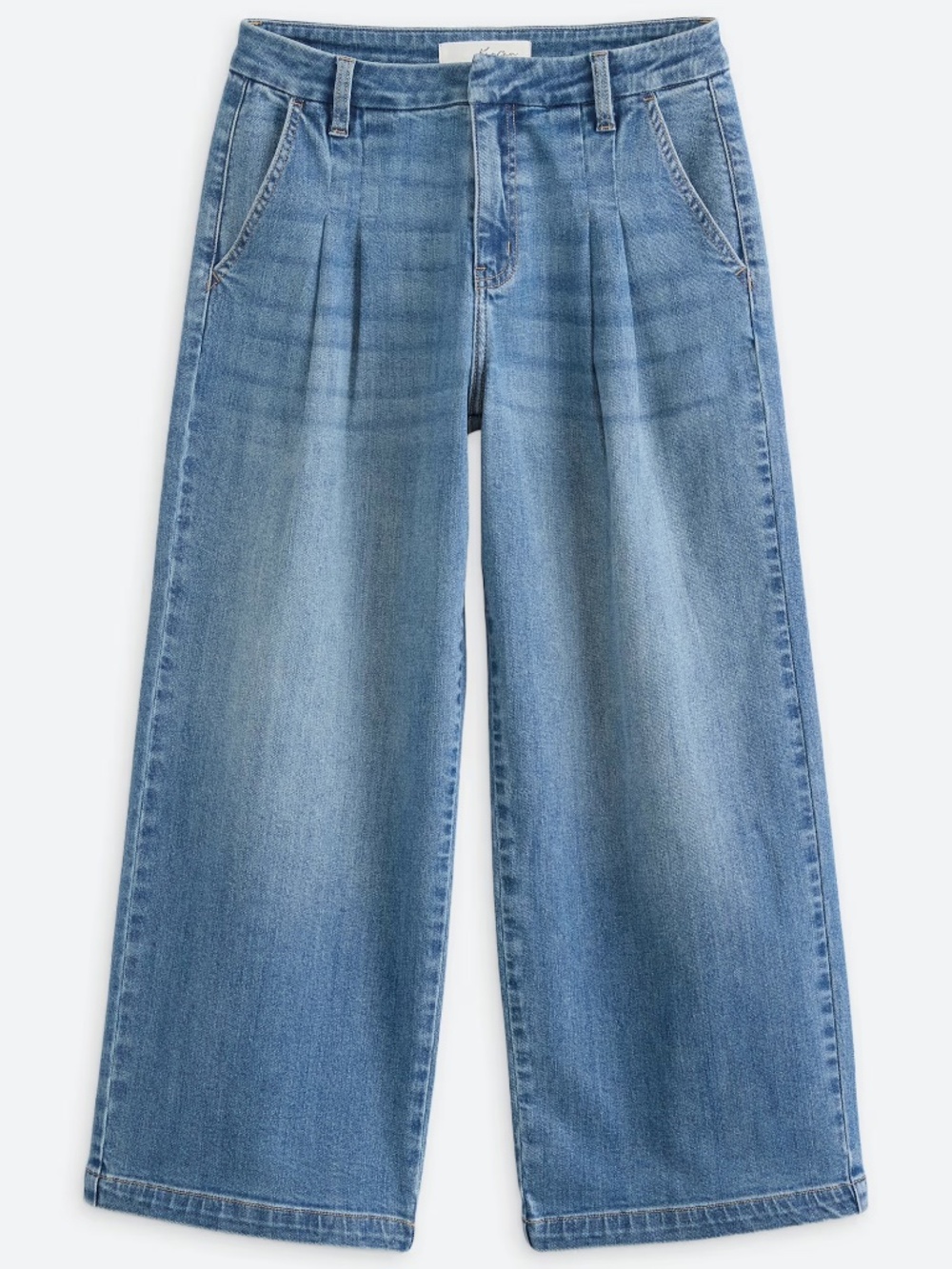 Kan Can Trouser Wide Leg Crop Jean Size 10